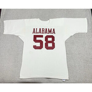 Vintage Alabama Crimson Tide Jersey Mens L Football Russell USA NCAA College